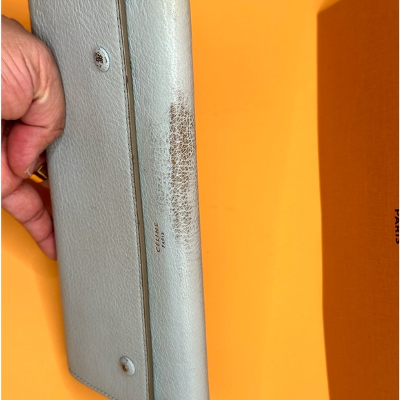 Celine Wallet in Powder Blue - Picture 5 of 13